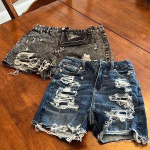 2 Pair of shorts- America Eagle and Shein